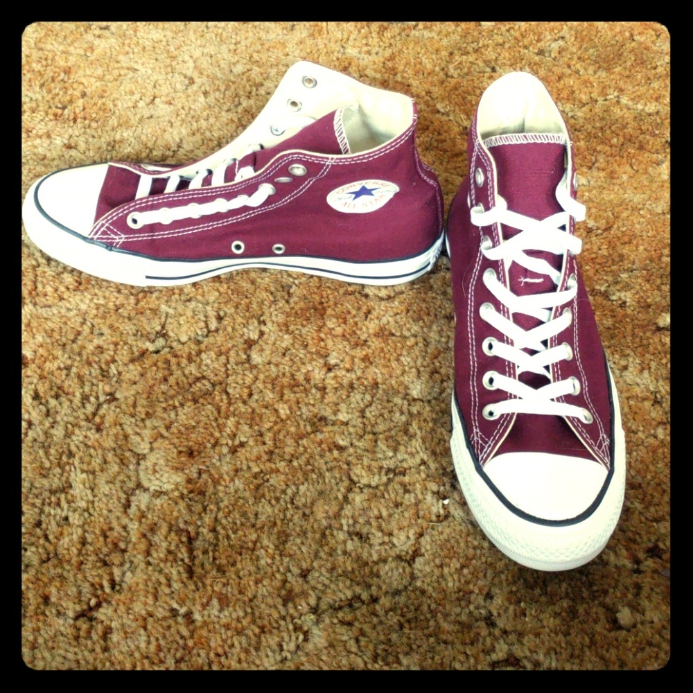 Maroon High tops